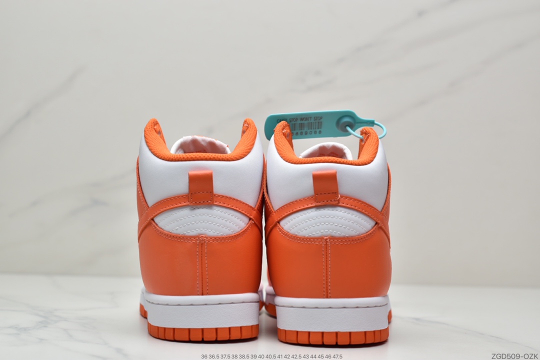 290 耐克Nike SB Dunk High 白橘配色 Dunk SB顾名思义DD1399-101