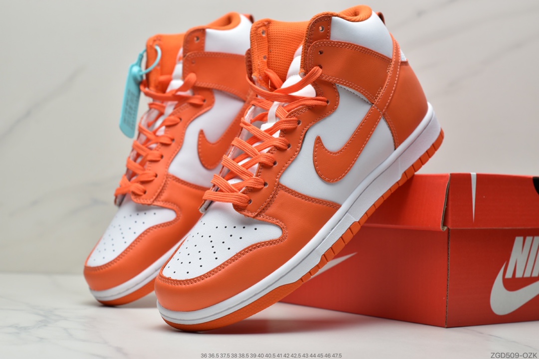 290 耐克Nike SB Dunk High 白橘配色 Dunk SB顾名思义DD1399-101