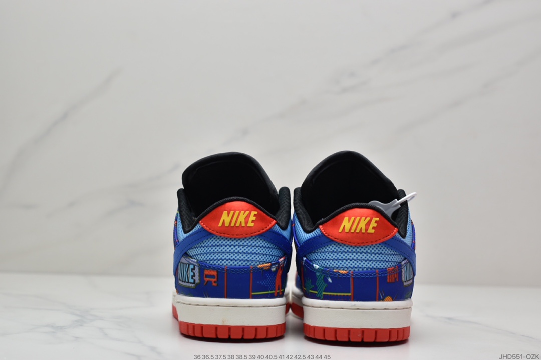 190 NIKE Dunk Low ” Firecracker ” CNY 蓝红鞭炮双层撕撕乐 DH4966-446