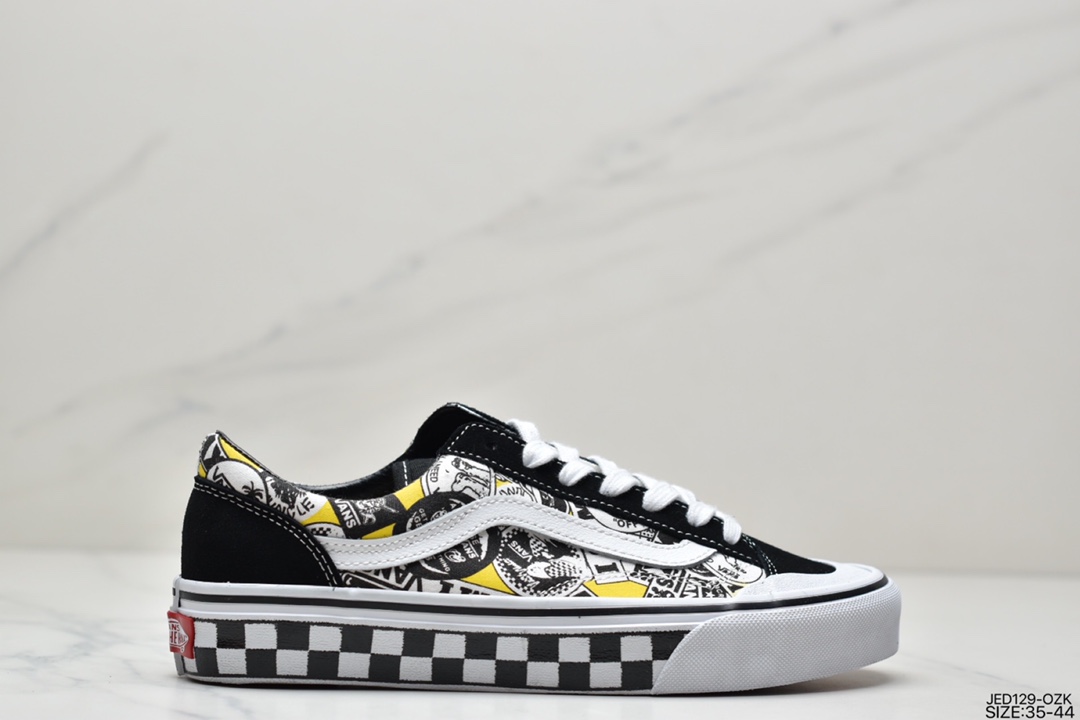 150 Vans Old Skool  黑白大棋盘格小蜜蜂