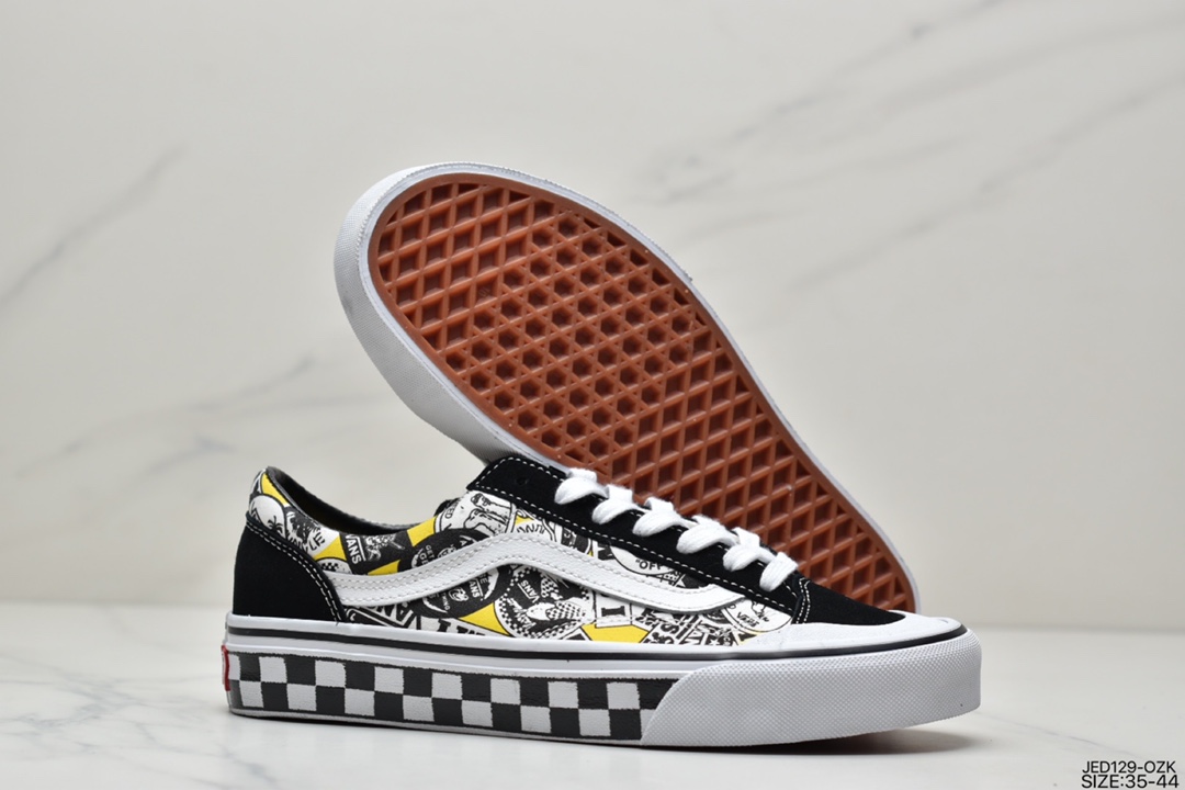 150 Vans Old Skool  黑白大棋盘格小蜜蜂