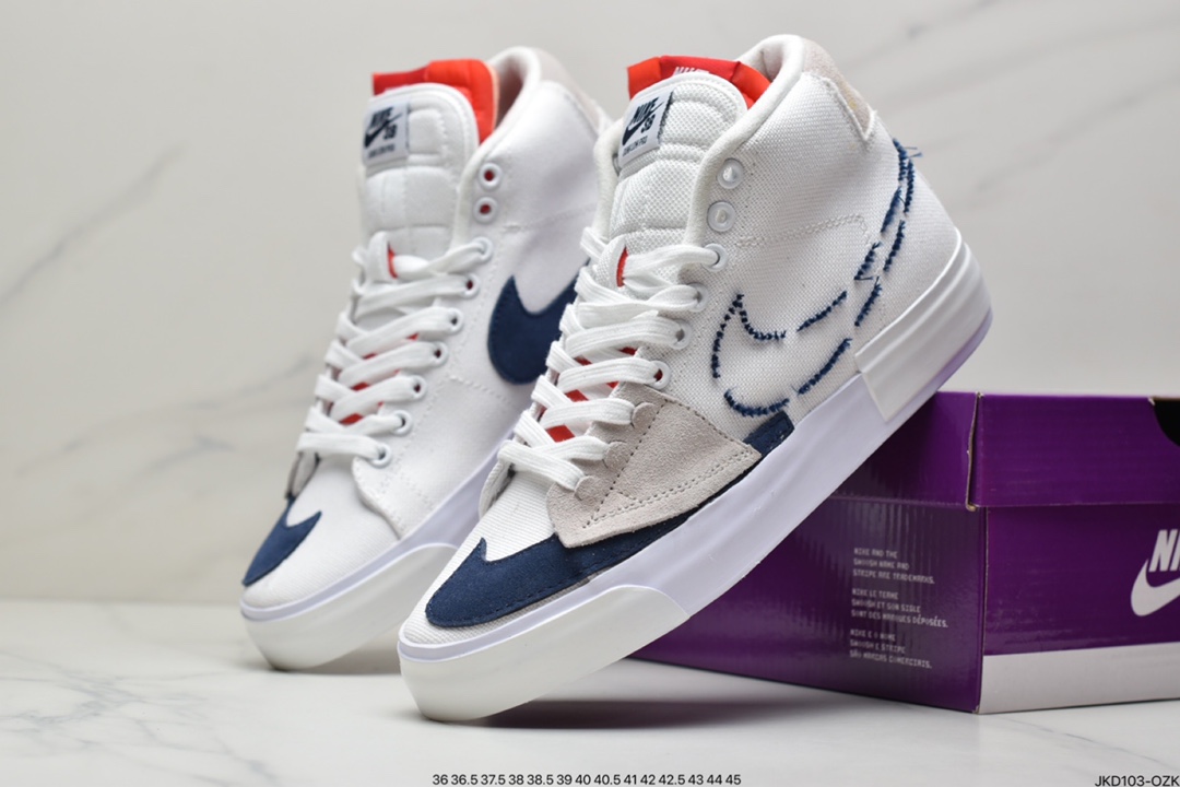 160 SB Zoom Blazer Mid Edge ”Hack Pack” 拆线开拓者解构风格 CI3833-100