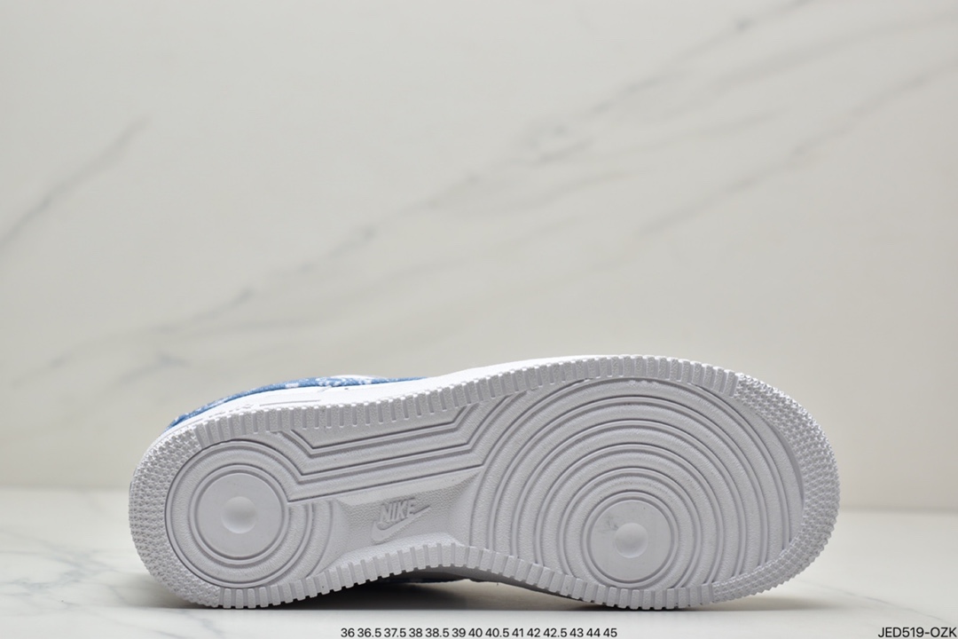 150 Nike Air Force 1 Low ”Paisley 经典典休闲板鞋 白蓝 腰果花 DH4406-100