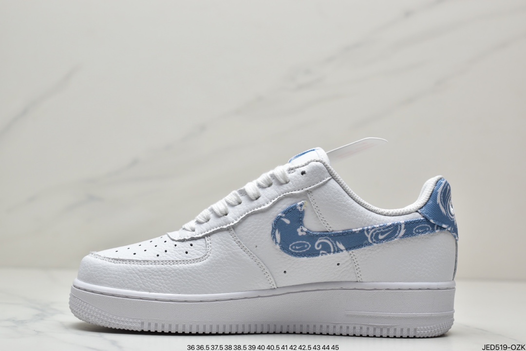 150 Nike Air Force 1 Low ”Paisley 经典典休闲板鞋 白蓝 腰果花 DH4406-100