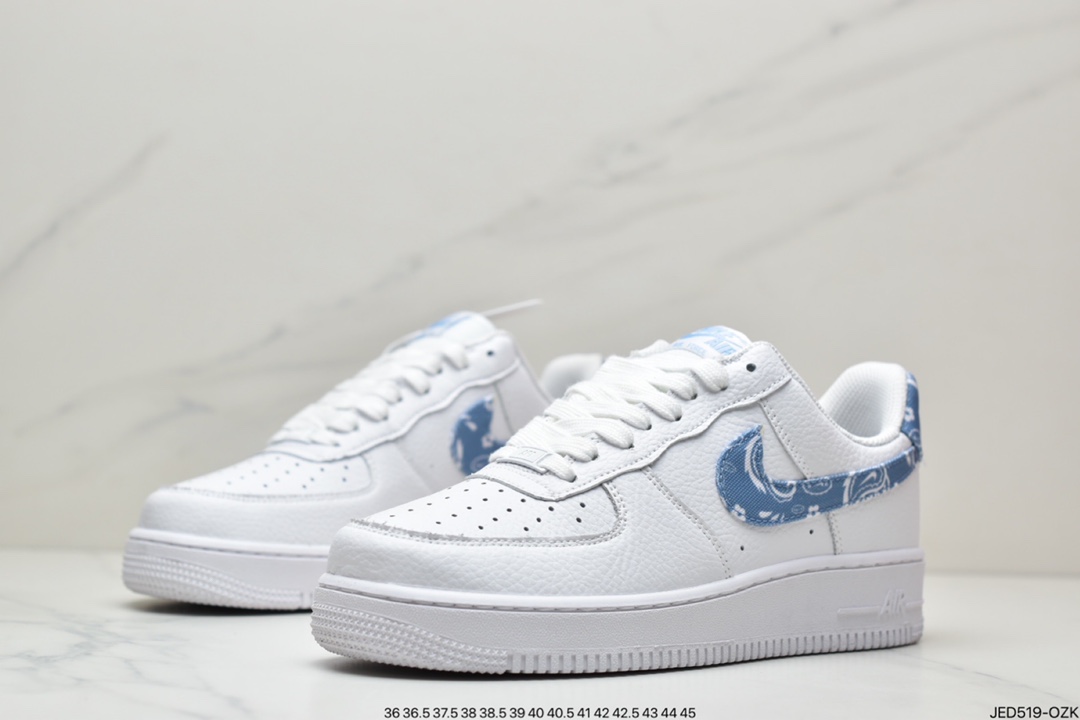 150 Nike Air Force 1 Low ”Paisley 经典典休闲板鞋 白蓝 腰果花 DH4406-100