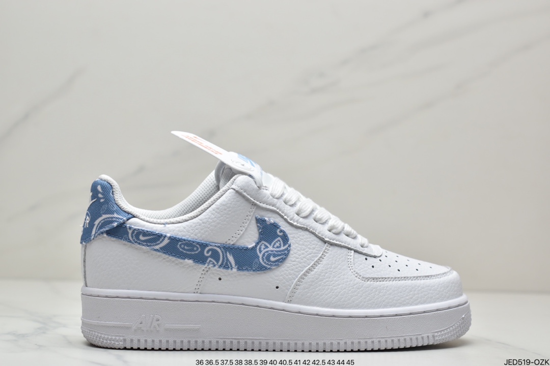 150 Nike Air Force 1 Low ”Paisley 经典典休闲板鞋 白蓝 腰果花 DH4406-100