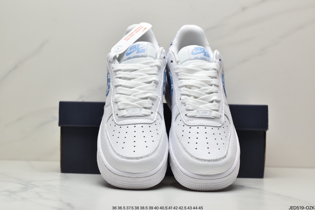 150 Nike Air Force 1 Low ”Paisley 经典典休闲板鞋 白蓝 腰果花 DH4406-100