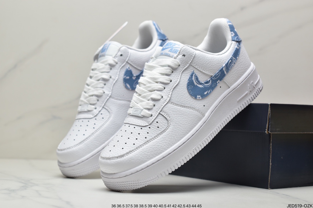 150 Nike Air Force 1 Low ”Paisley 经典典休闲板鞋 白蓝 腰果花 DH4406-100