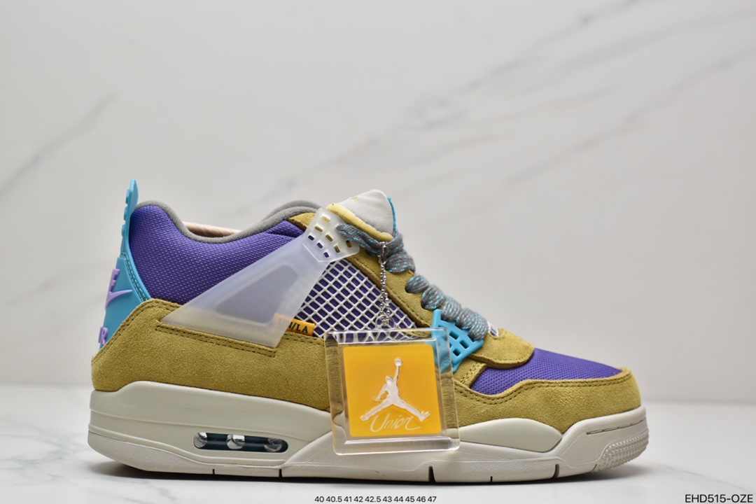 420 Off-White x Air Jordan 4 Retro”Cream/Sail”迈克尔·乔丹AJ4代中帮复古休闲运动文化篮球鞋DJ5718