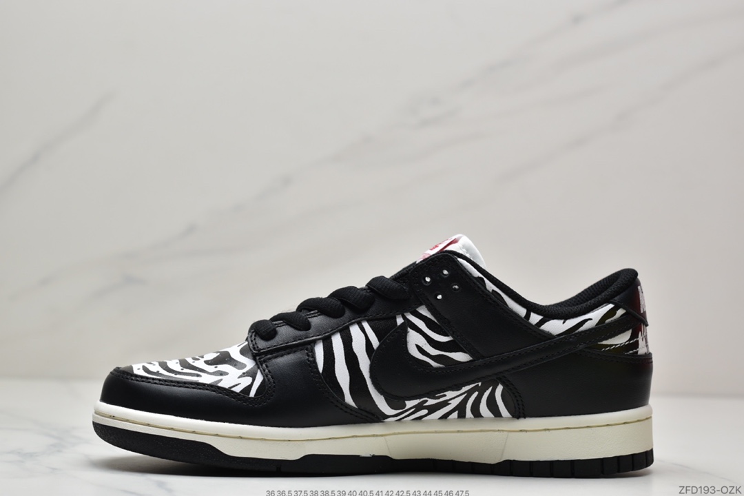 280 纯原Quartersnacks x Nike SB Dunk Low “Zebra”  黑白斑马DM3510-001