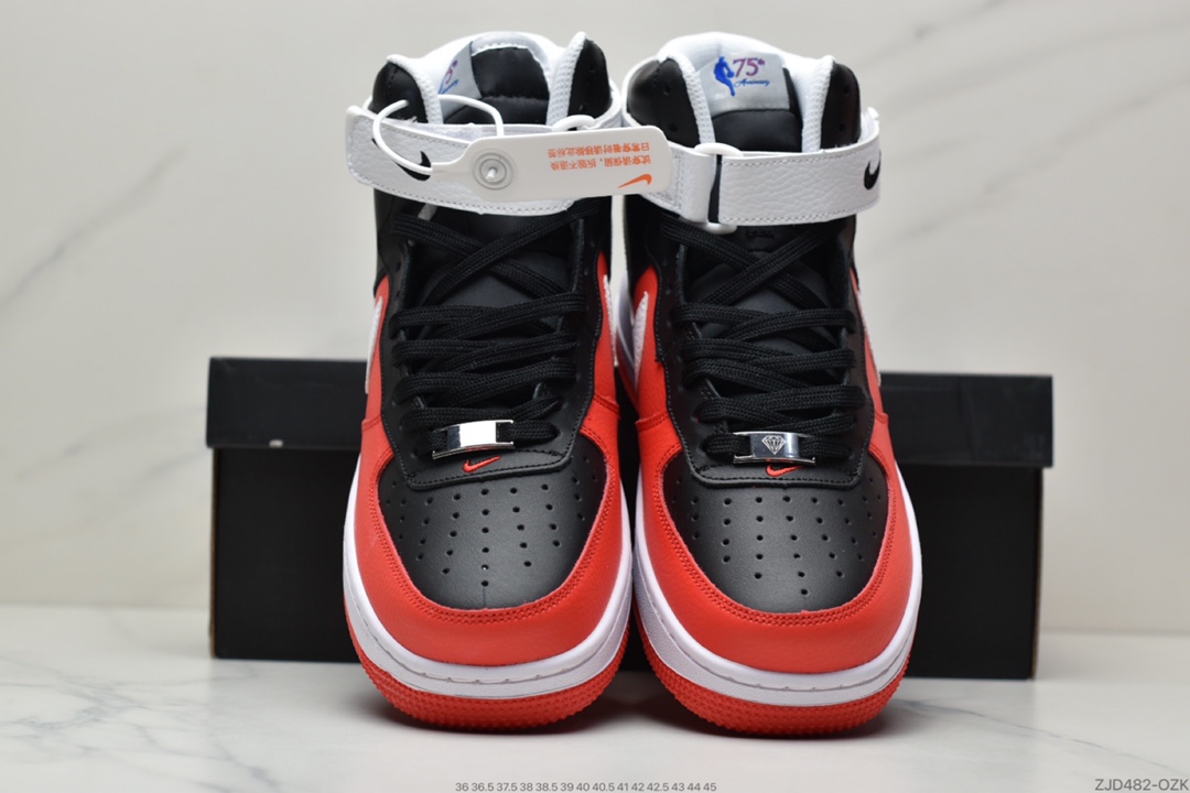 240 耐克Nike Air Force 1 Low 黑红高帮空军一号高帮 百搭休闲运动板鞋DC8870-001