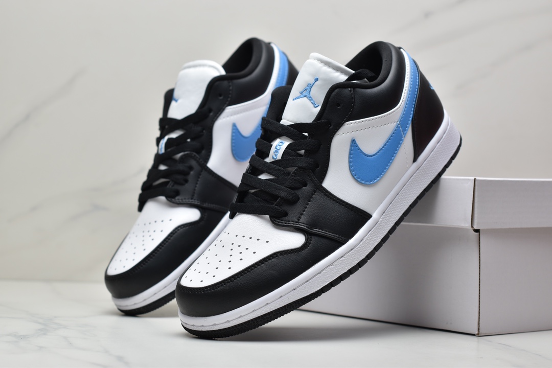 190 AJ1 低帮 黑蓝Air Jordan 1 Low 耐克Nike Air Jordan1 Low AJ1乔丹一代低帮DC0774-041