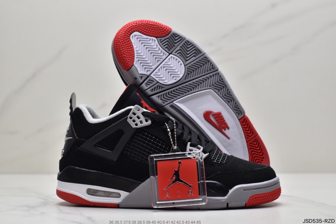 200  Air Jordan 4  “Bright Crimson” 热熔岩 308497-116