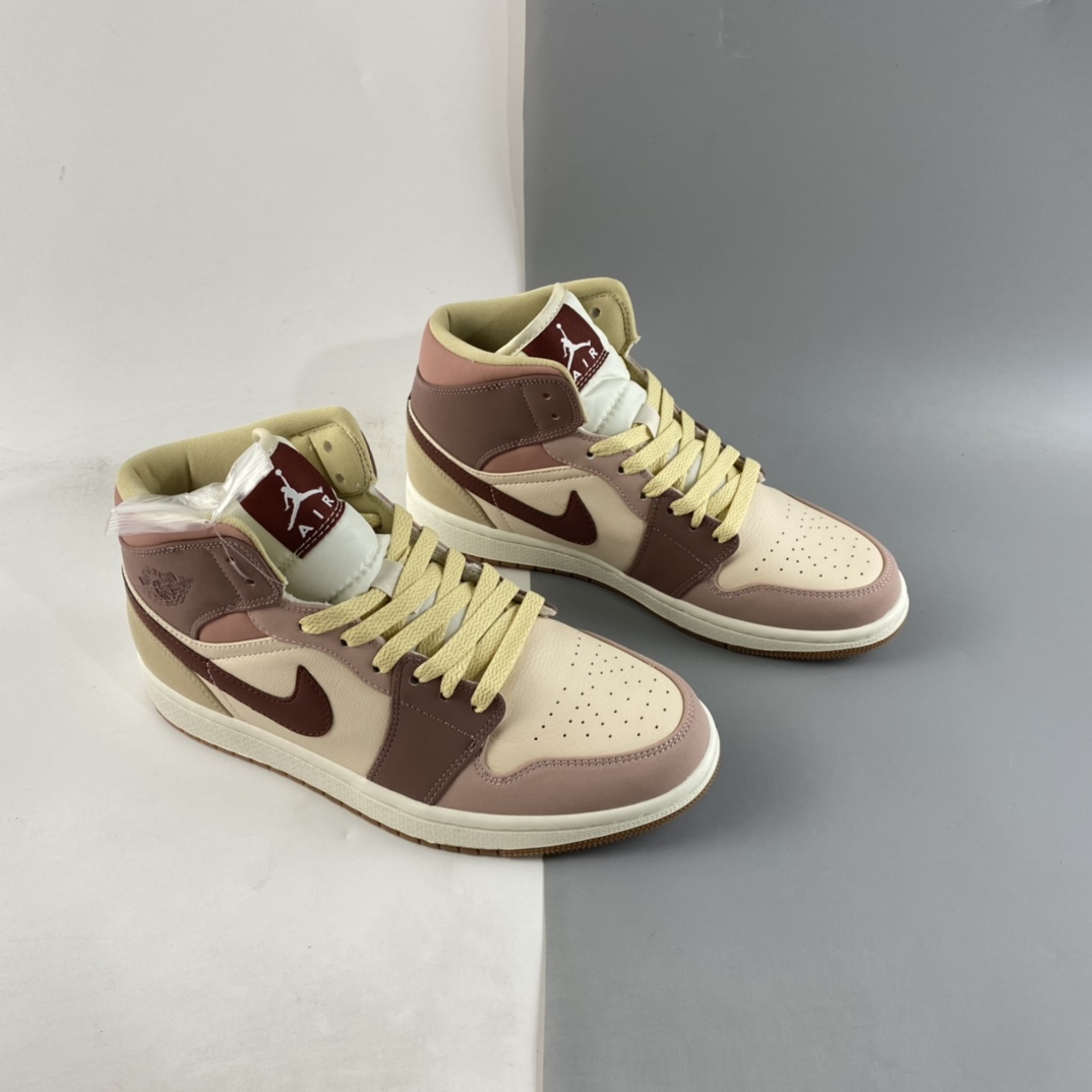 P240  Air Jordan 1 Mid AJ1 乔1 中帮百搭休闲运动板鞋 DO7440-821