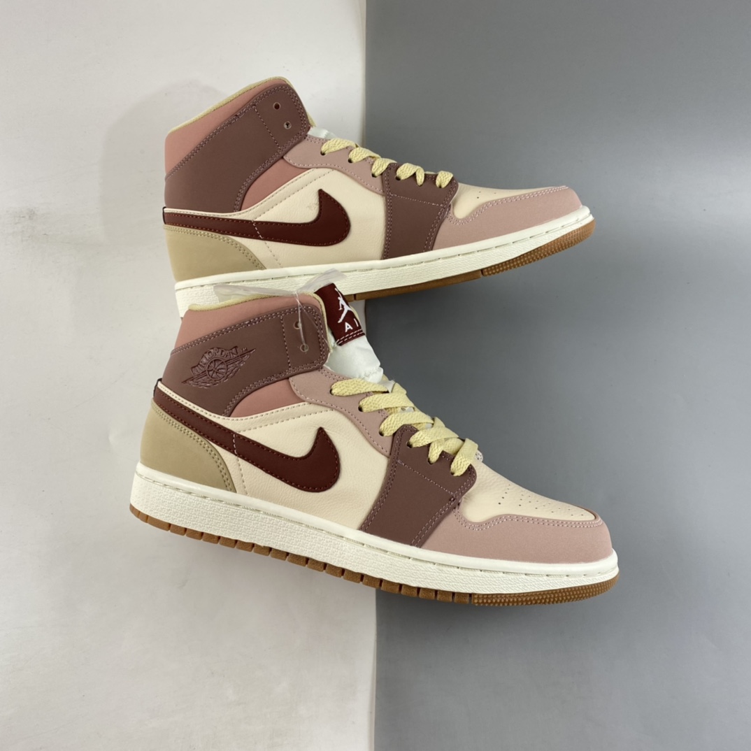 P240  Air Jordan 1 Mid AJ1 乔1 中帮百搭休闲运动板鞋 DO7440-821