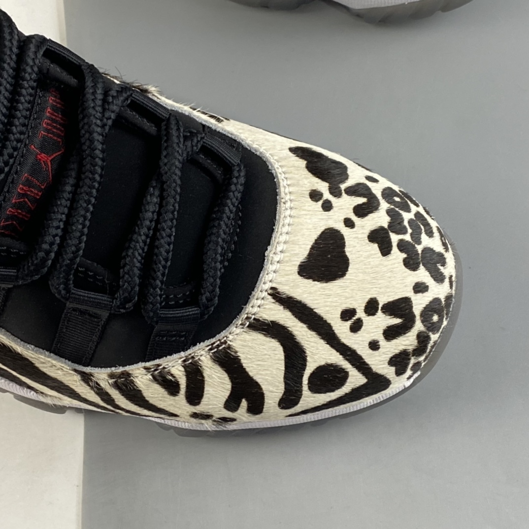 P350  Air Jordan 11 “Animal”XY黑色 豹纹 AR0715-010