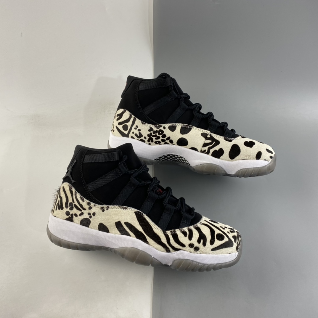 P350  Air Jordan 11 “Animal”XY黑色 豹纹 AR0715-010