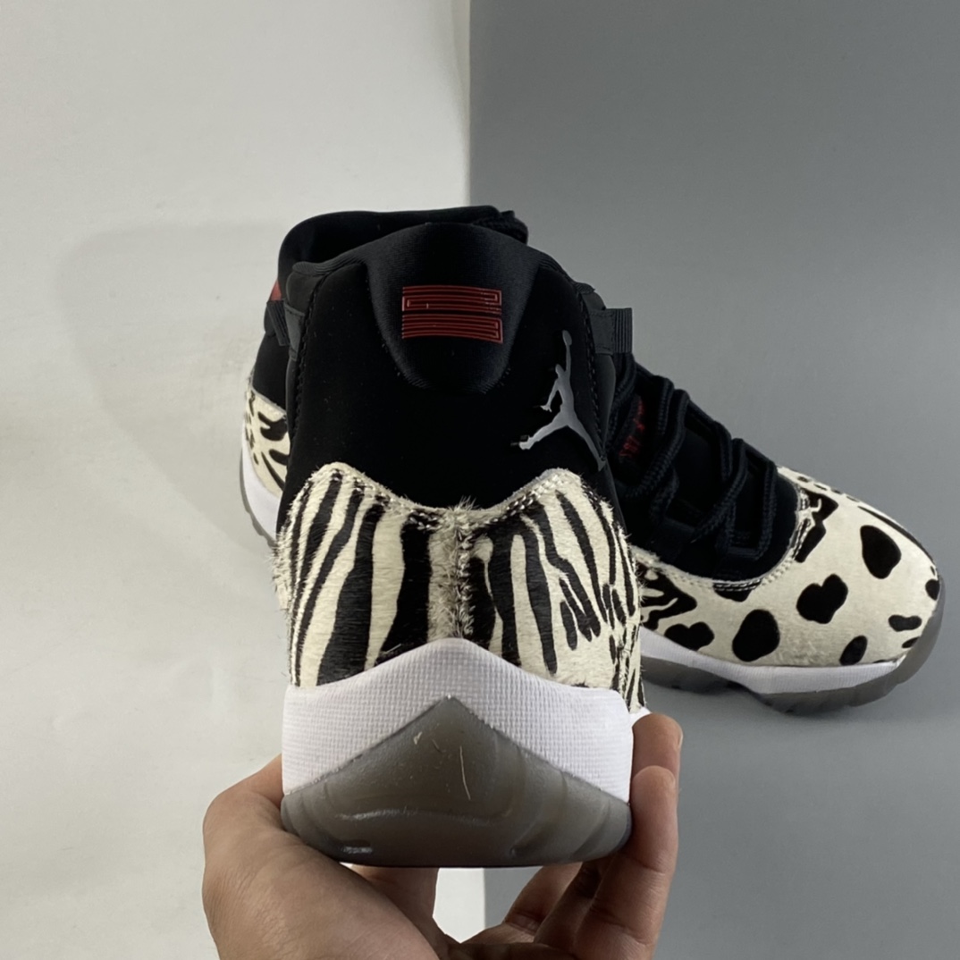 P350  Air Jordan 11 “Animal”XY黑色 豹纹 AR0715-010