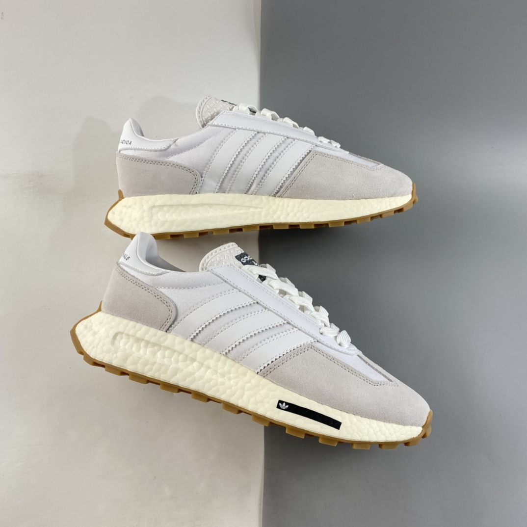 P200  Adidas  Retropy E5 爆米花中底复古运动休闲跑步鞋 H03075