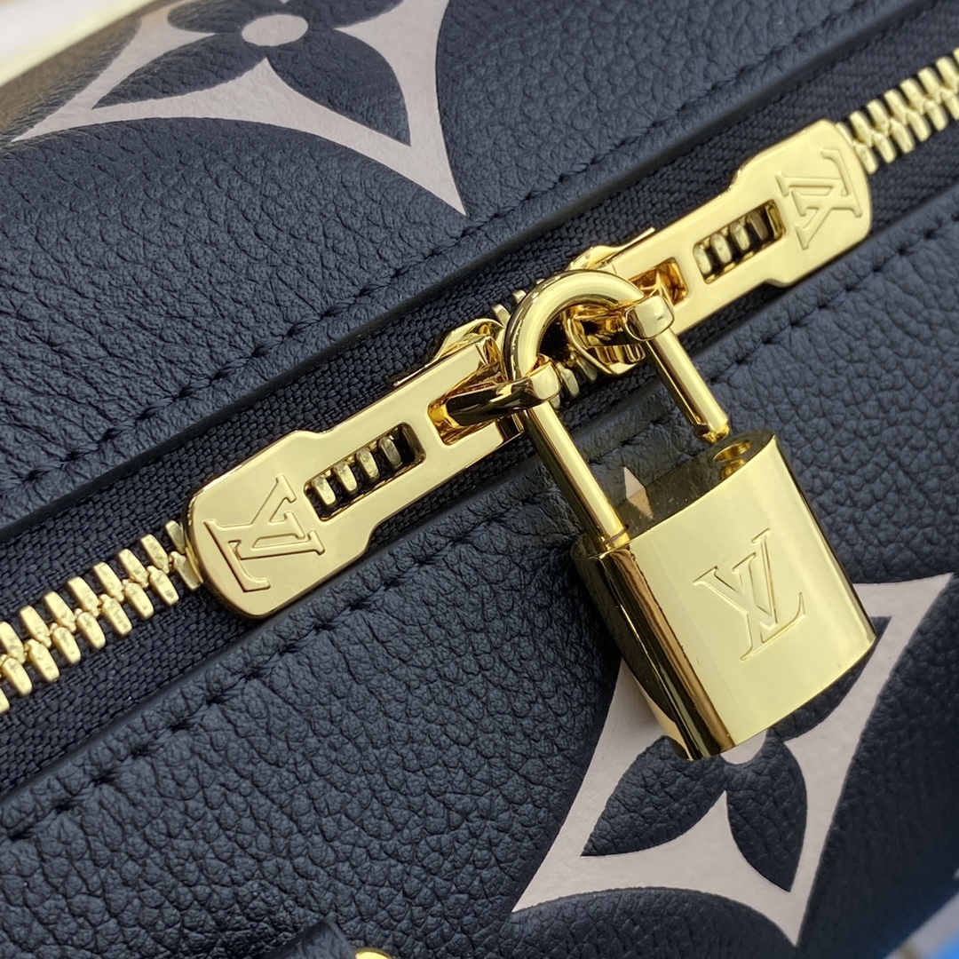Louis Vuitton LV Speedy Bags Handbags Black Blue Grey Empreinte​ Fall Collection M59273
