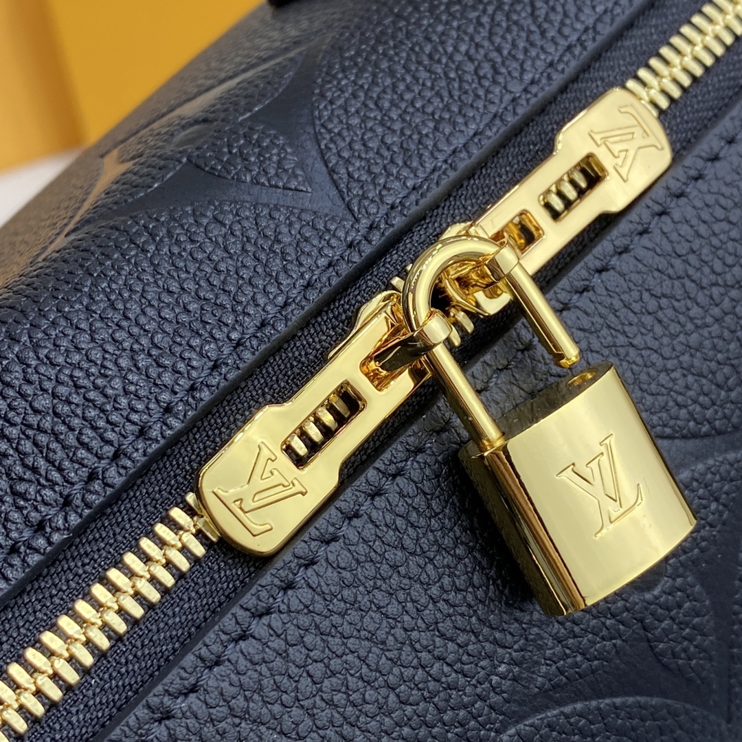 Louis Vuitton LV Speedy Bags Handbags Black Blue Grey Empreinte​ Fall Collection M59273