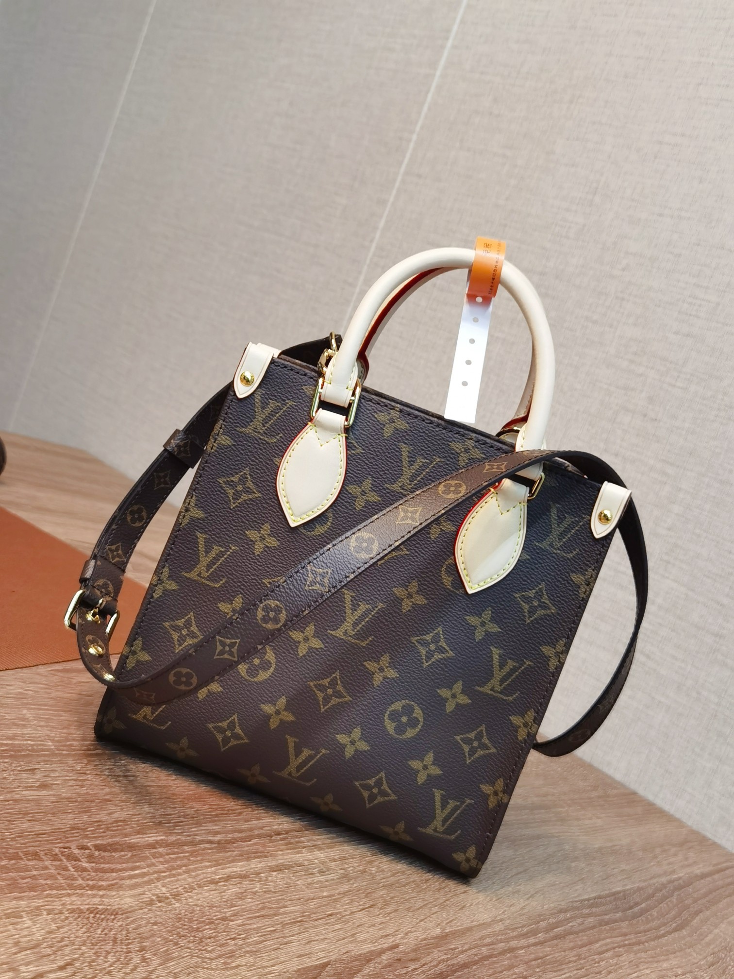 Louis Vuitton LV Sac Plat Bags Handbags Monogram Canvas Mini M45847