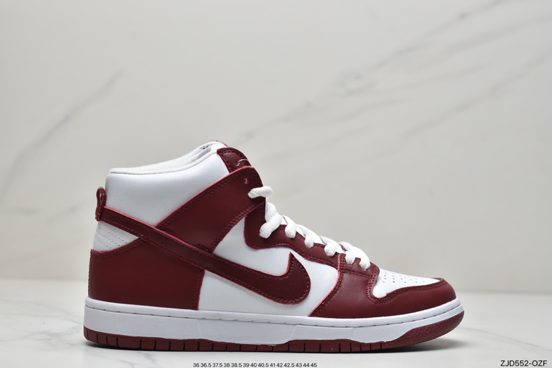 240 耐克/Nike SB Dunk High Pro”Invert Celtics”扣篮系列高帮休闲运动滑板板鞋CU7349-001