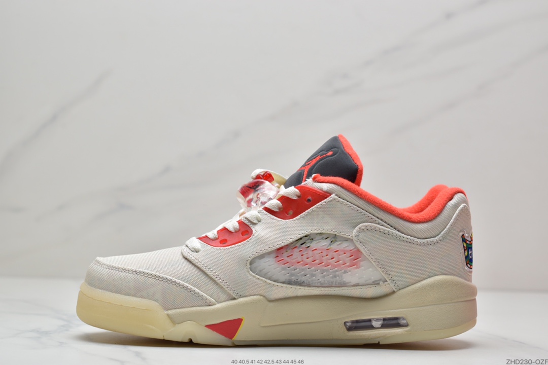 300  Air Jordan 5 Low 撕撕乐 Chinese New Y  又一「CNY」主题配色曝光DD2240-100