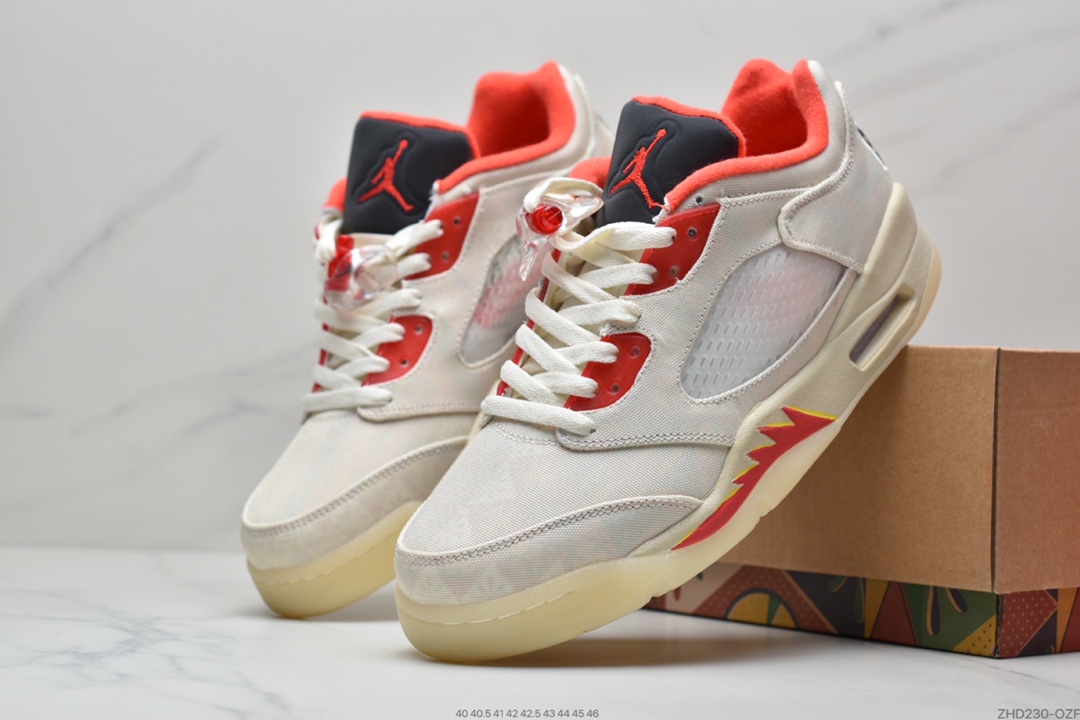 300  Air Jordan 5 Low 撕撕乐 Chinese New Y  又一「CNY」主题配色曝光DD2240-100