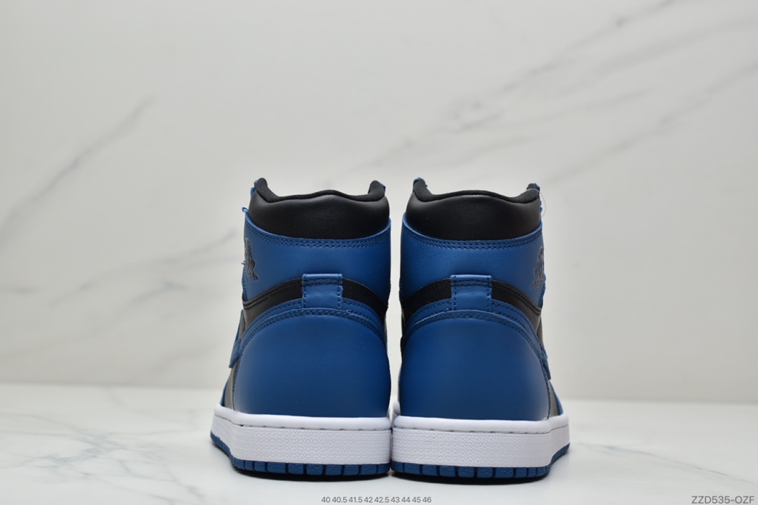 250 Nike Air Jordan 1 Retro High OG”Dark Marina Blue”AJ1代经典复古经典高帮百搭文化篮球鞋“OG黑蓝皇家蓝2.0”555088-404