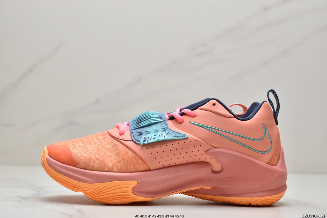 250 耐克Nike Zoom Freak 3EP 字母哥前掌嵌入Zoom气垫 DA0695