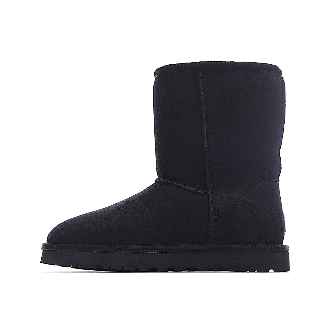 H0 河南代工厂顶级货 区别市面版本 欢迎对比UGG皮毛一体雪地靴 经典中筒