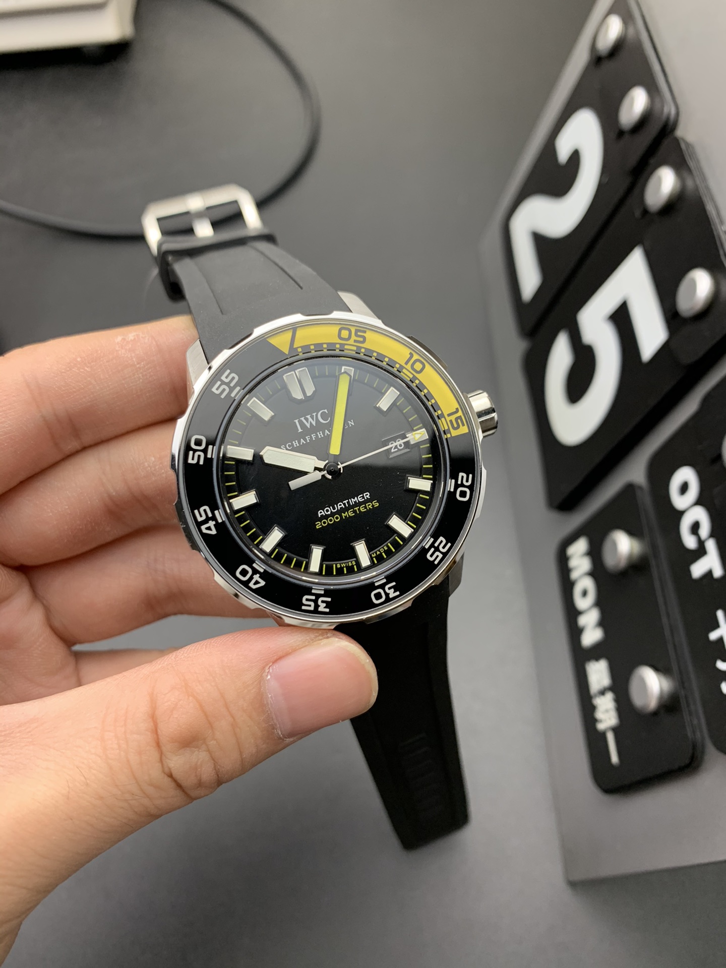 IWC IWS 四分之一黄