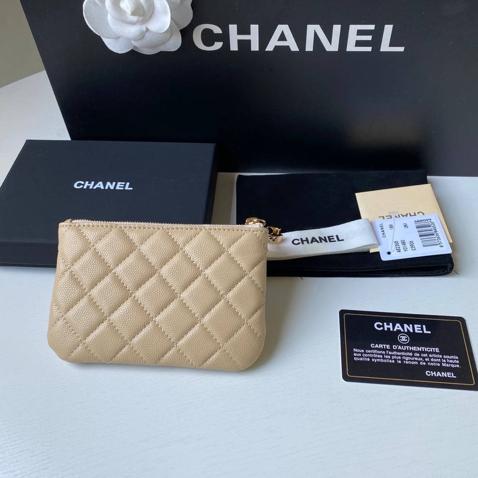 Chanel 升级版小香吊坠零钱包 款号A50168 皮料五金