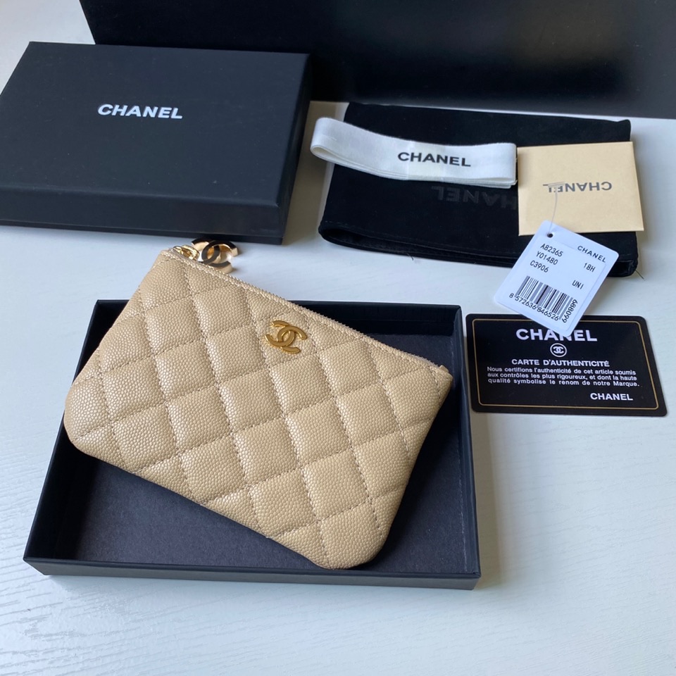 Chanel 升级版小香吊坠零钱包 款号A50168 皮料五金