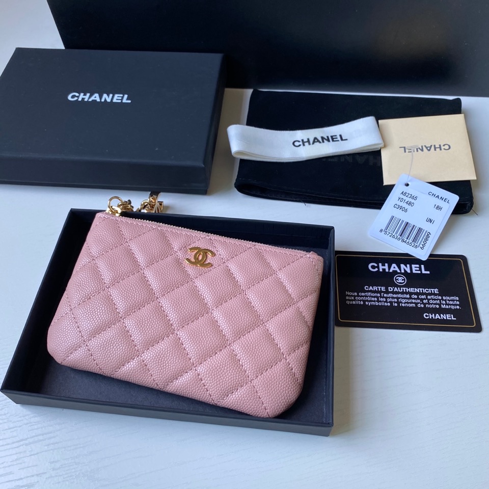Chanel 升级版小香吊坠零钱包 款号A50168 皮料五金