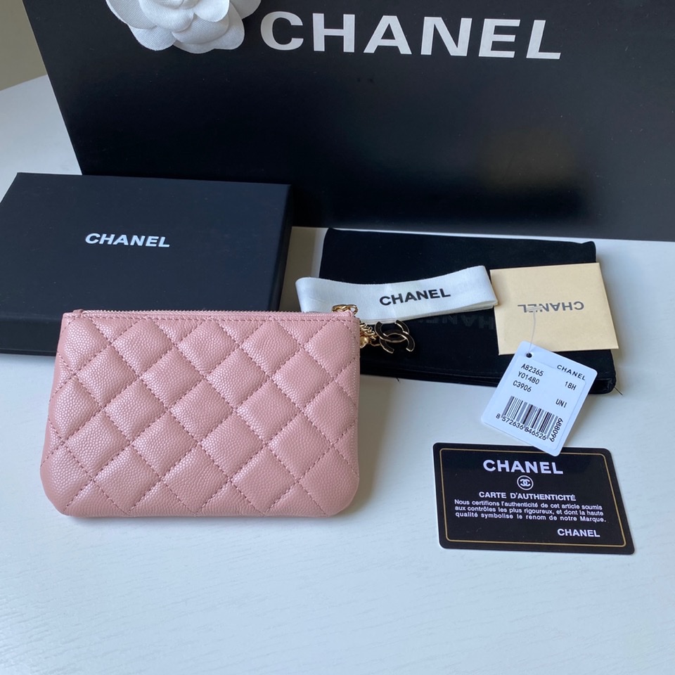 Chanel 升级版小香吊坠零钱包 款号A50168 皮料五金
