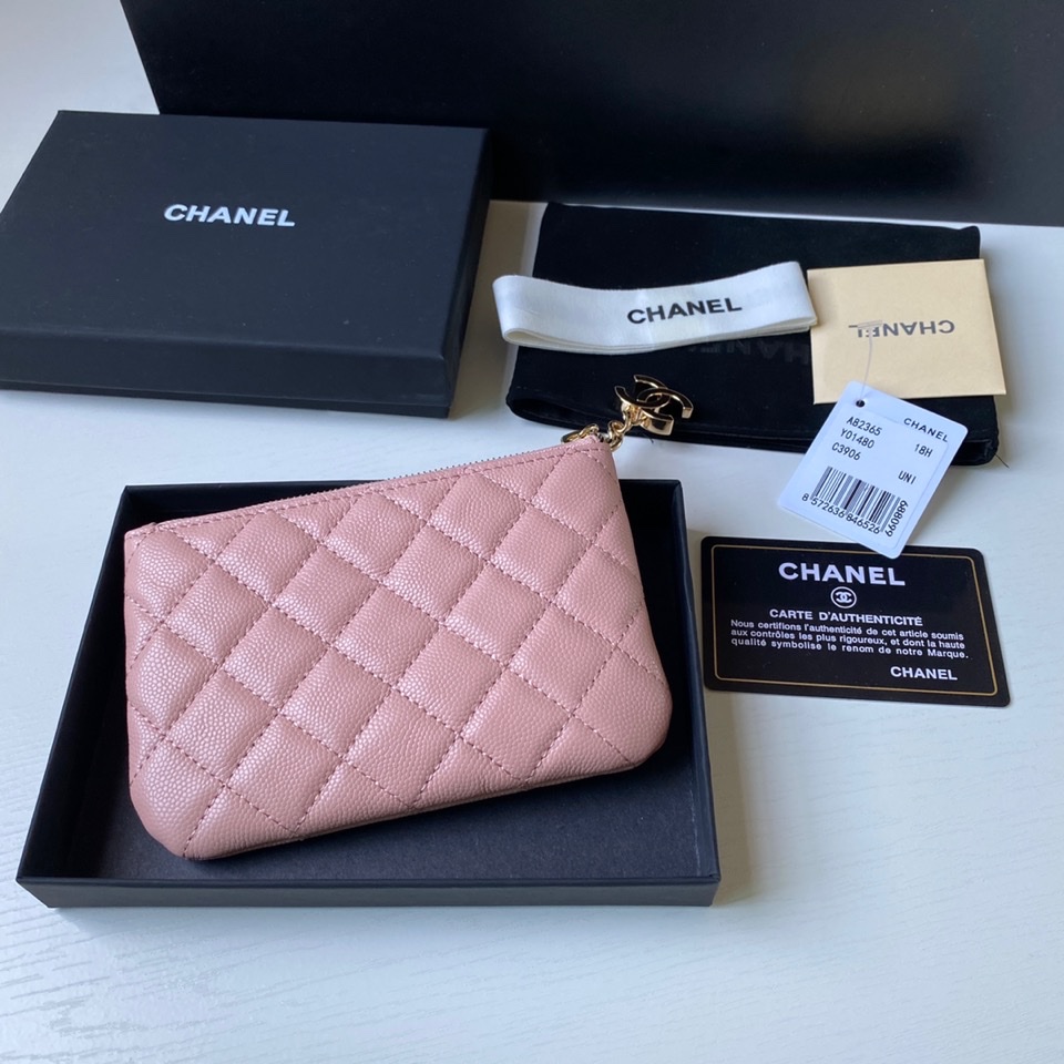 Chanel 升级版小香吊坠零钱包 款号A50168 皮料五金