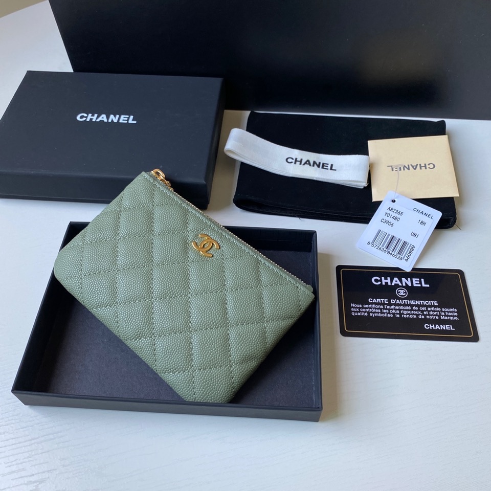 Chanel 升级版小香吊坠零钱包 款号A50168 皮料五金