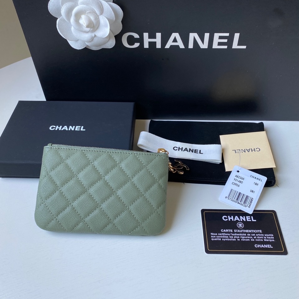 Chanel 升级版小香吊坠零钱包 款号A50168 皮料五金