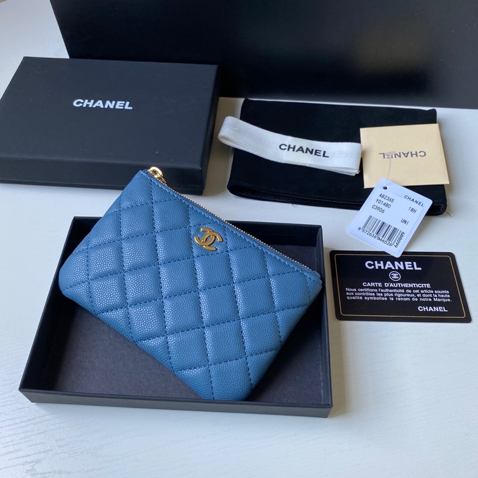 Chanel 升级版小香吊坠零钱包 款号A50168 皮料五金