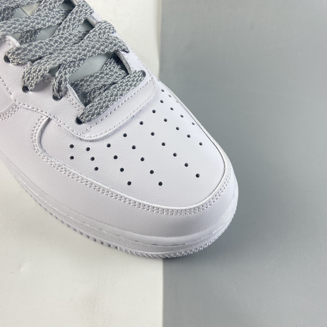 P240  NIKE Air Force 1’07 AF1 Mid 空军一号UN2.0全白满天星中邦板鞋 366731-606