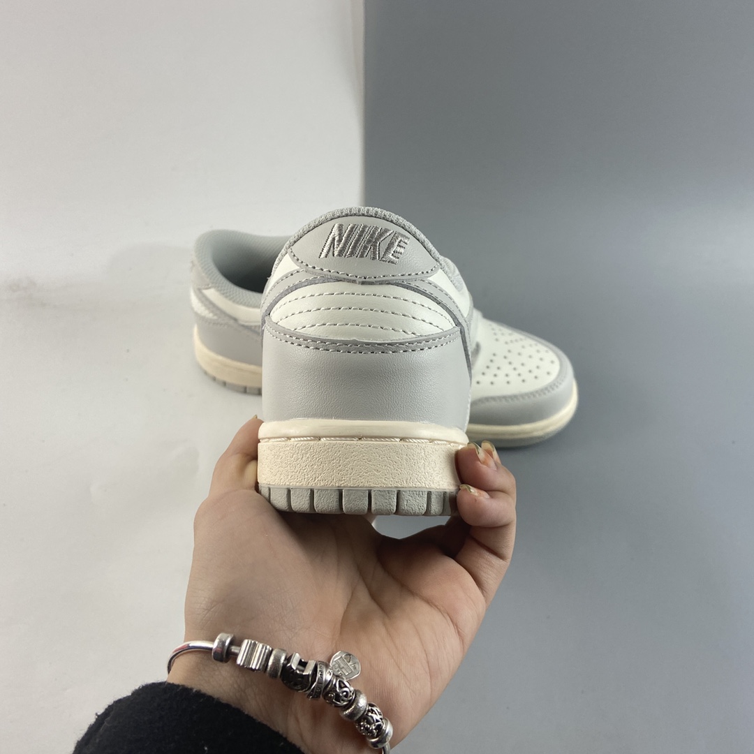 P300 NIKE Dunk Low 骨白配色SB扣碎篮板时尚休闲板鞋 DD1503-107