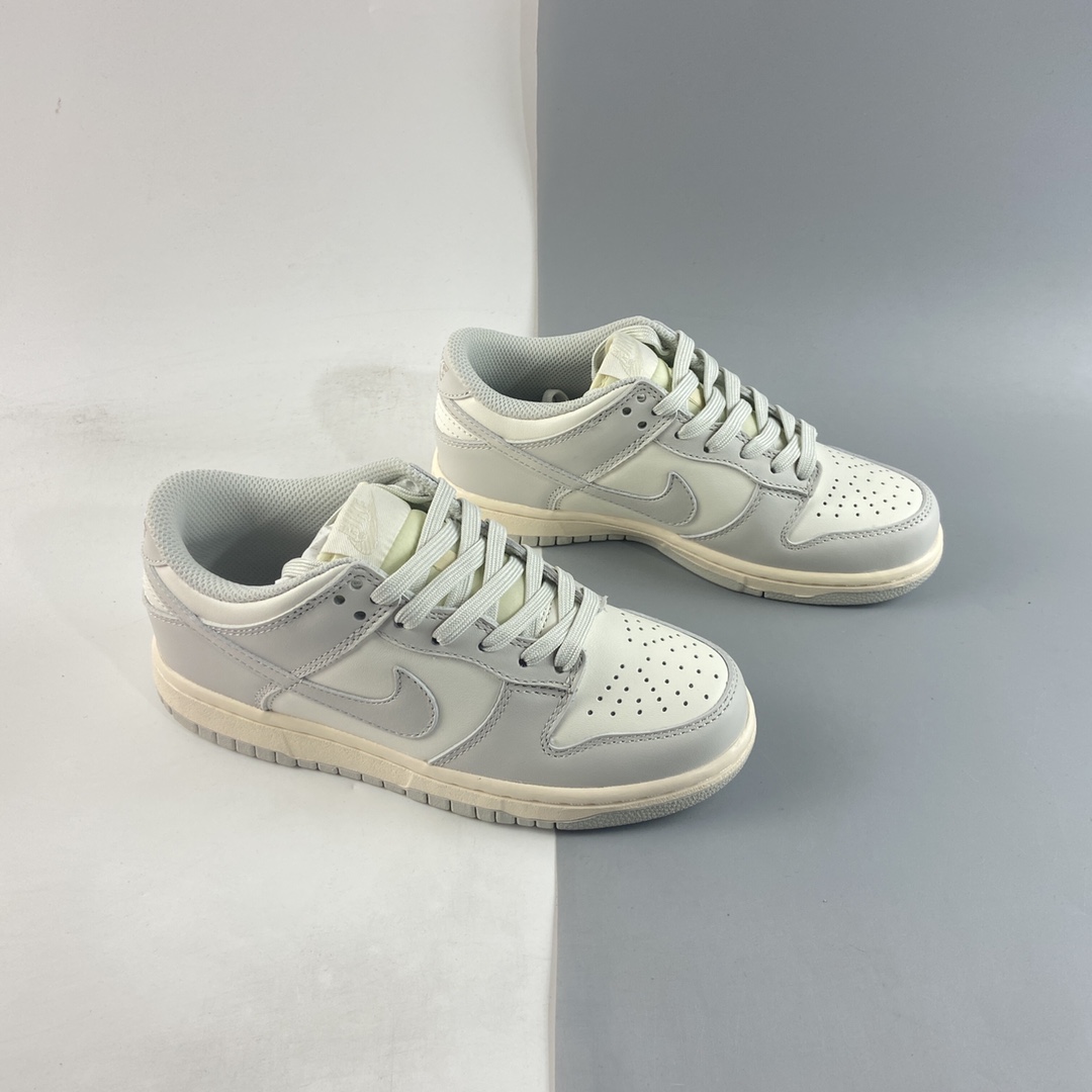 P300 NIKE Dunk Low 骨白配色SB扣碎篮板时尚休闲板鞋 DD1503-107
