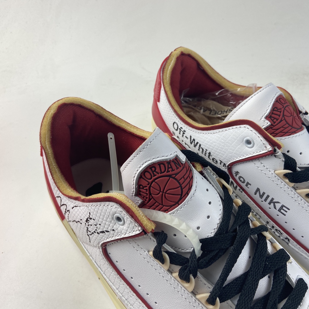 P700  Off-White x Air Jordan AJ2 Low SP 芝加哥配色联名款篮球鞋 DJ4375-106