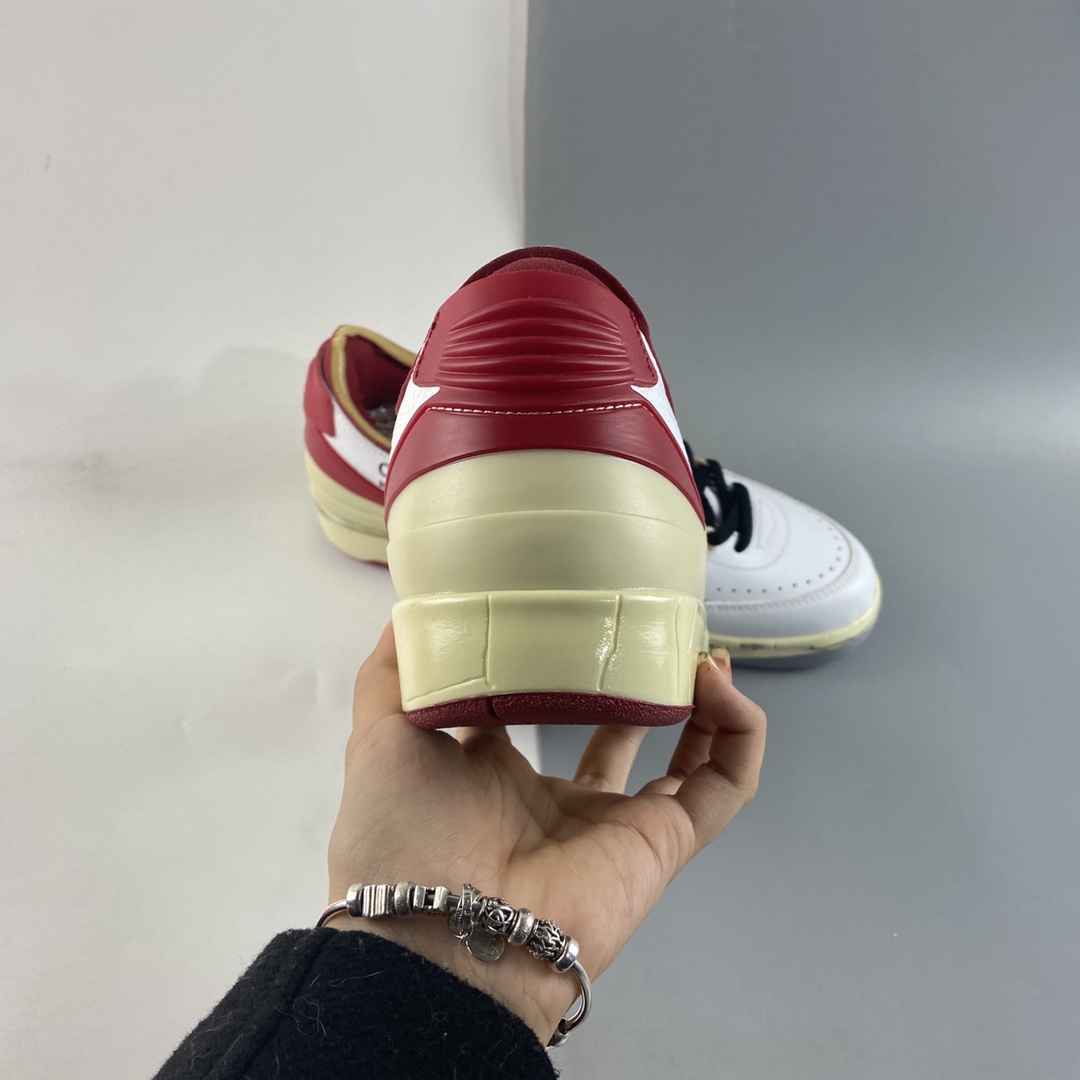 P700  Off-White x Air Jordan AJ2 Low SP 芝加哥配色联名款篮球鞋 DJ4375-106