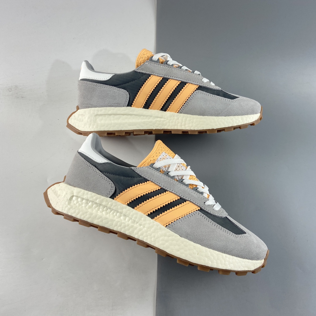 P160  Adidas  Retropy E5 爆米花中底复古运动休闲跑步鞋 H03077