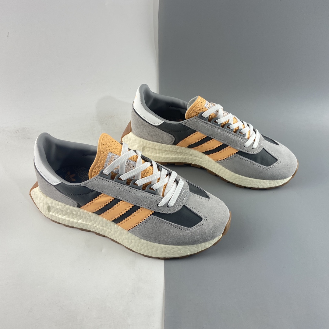 P160  Adidas  Retropy E5 爆米花中底复古运动休闲跑步鞋 H03077