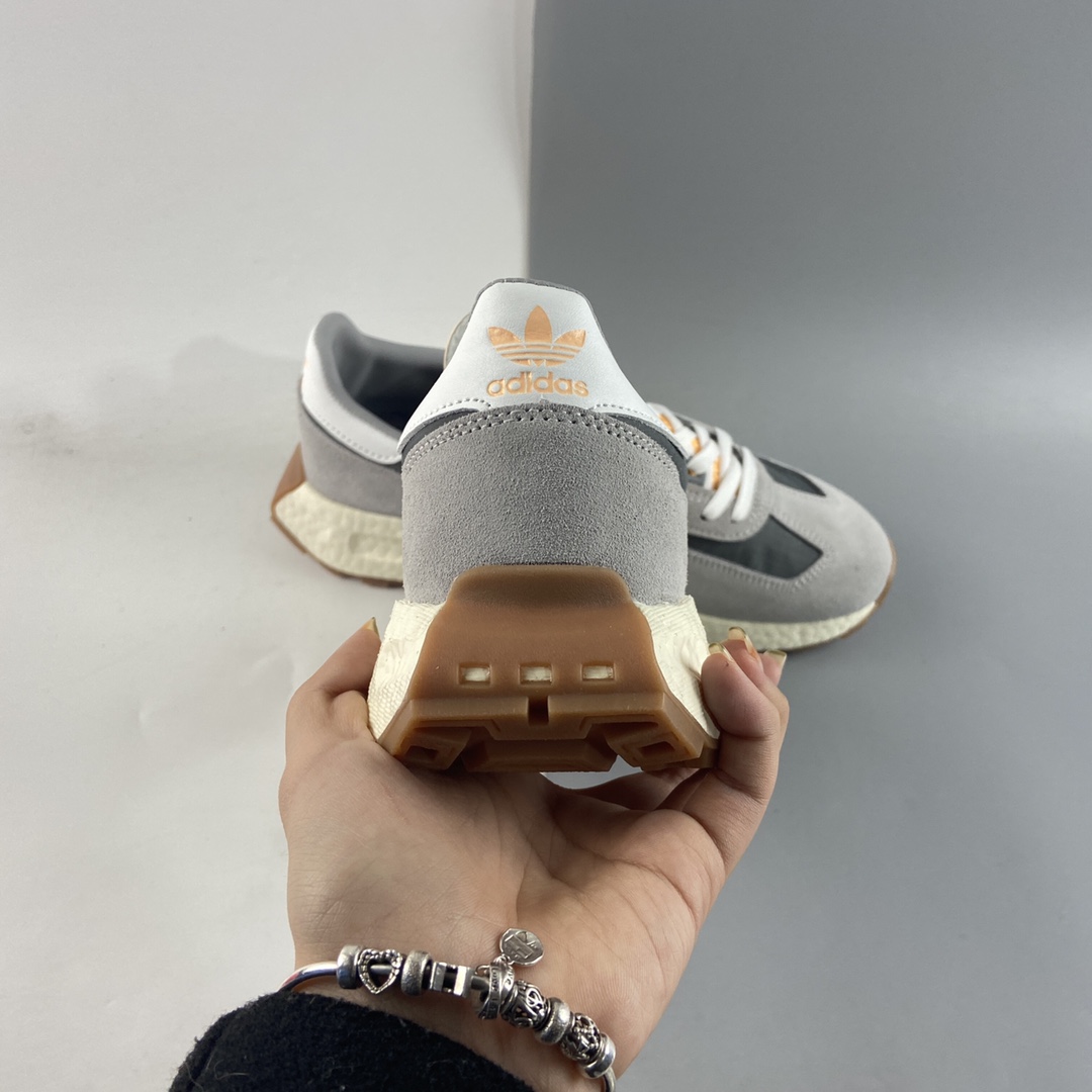 P160  Adidas  Retropy E5 爆米花中底复古运动休闲跑步鞋 H03077