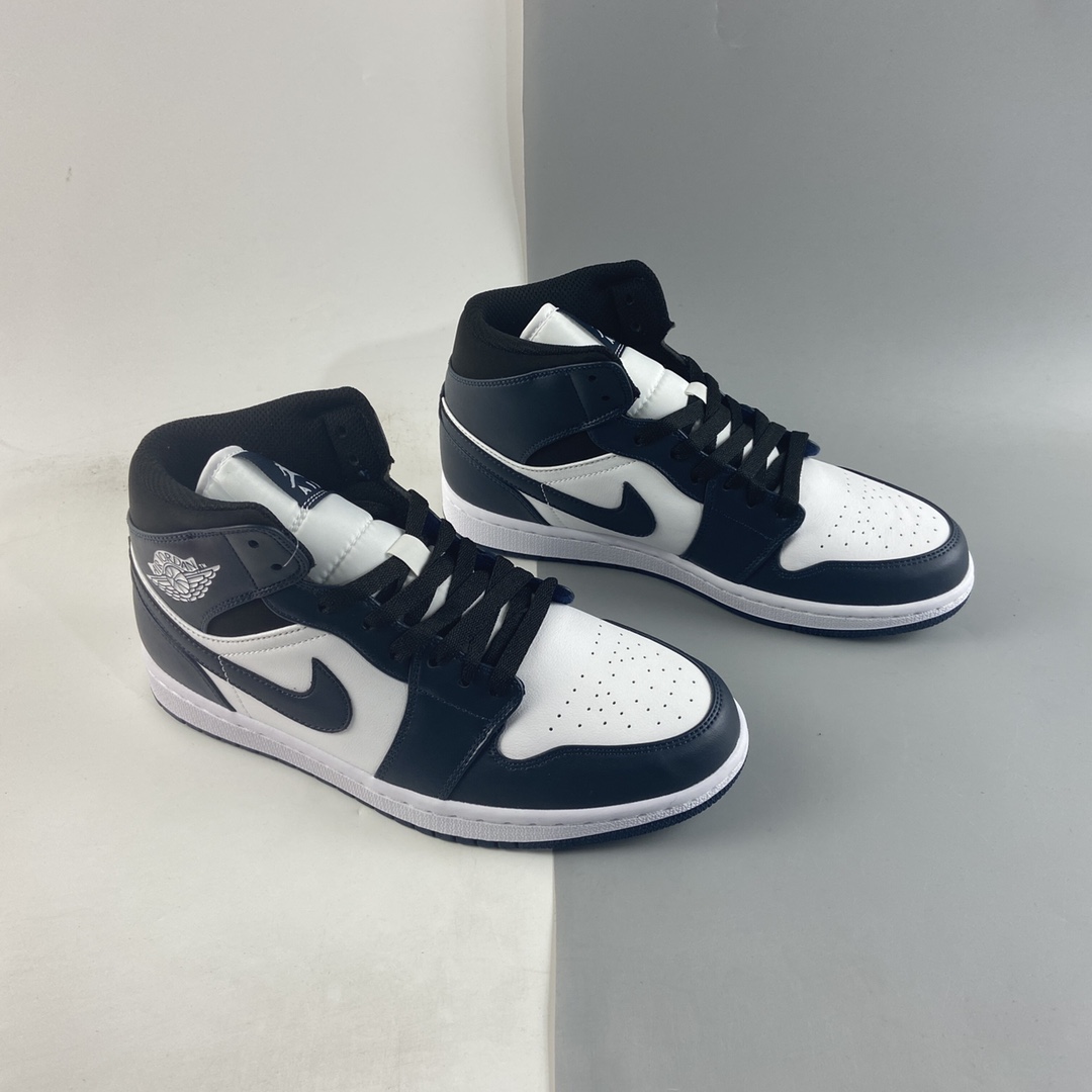 P240  Air Jordan 1 Mid AJ1 乔1 中帮百搭休闲运动板鞋 554724-411